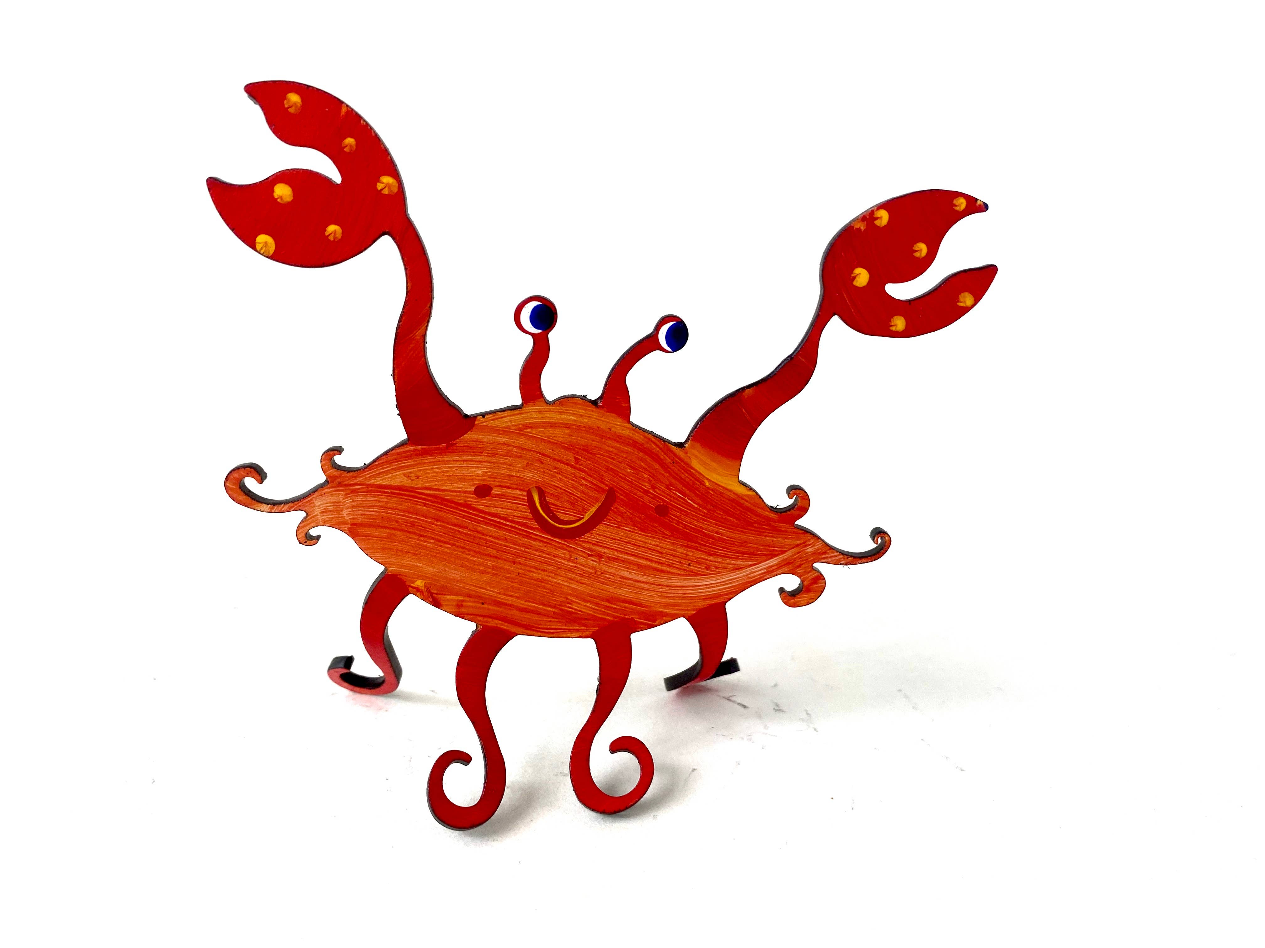 Octopus Adventure by Rebecca Duffy Bush - Wholesale Sculpture - Crab Sculpture - Hand Painted -Small & Medium - Photo Holder7
