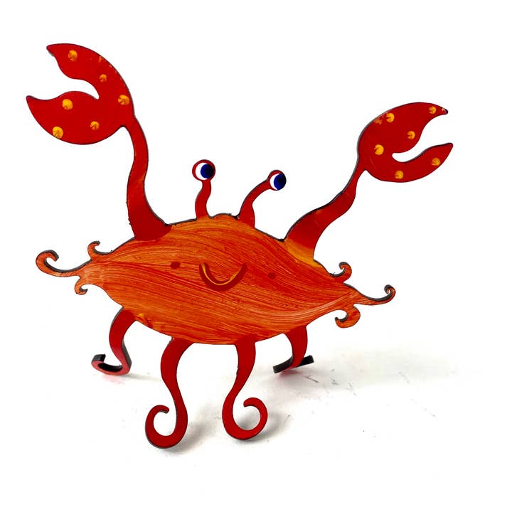 Octopus Adventure by Rebecca Duffy Bush - Wholesale Sculpture - Crab Sculpture - Hand Painted -Small & Medium - Photo Holder7