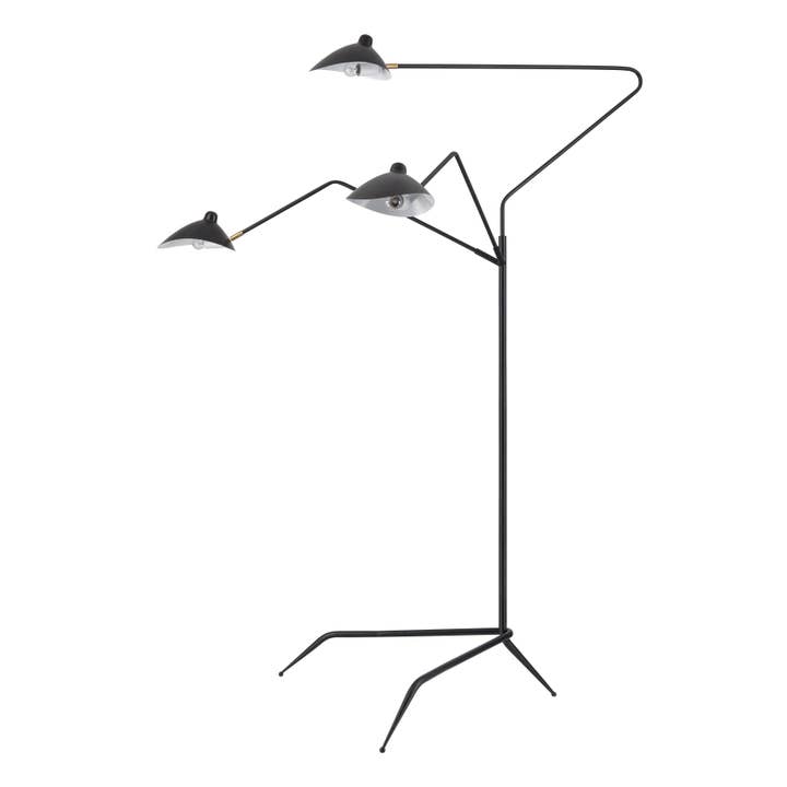 Elk Home - Wholesale Floor Lamp - Risley Matte Black 81.5'' High 3-Light Floor Lamp