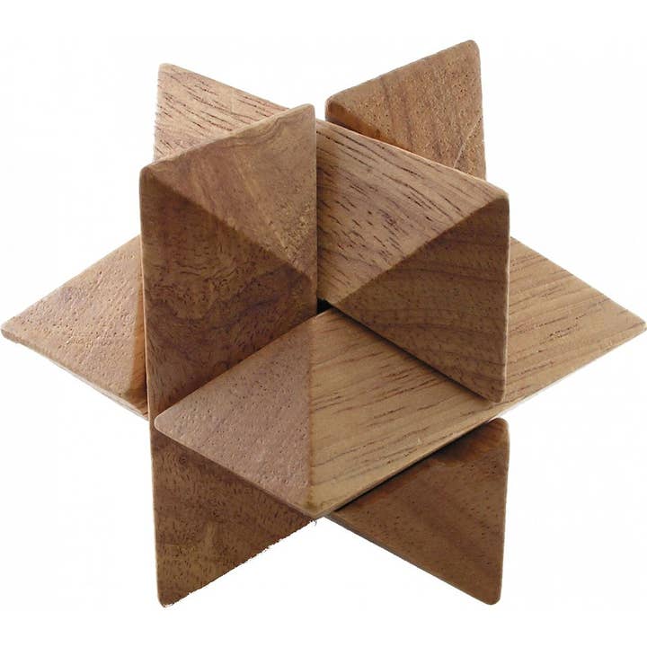 Étoile - Bois | Puzzles en bois Puzzle Master pour la vente par Puzzle Master