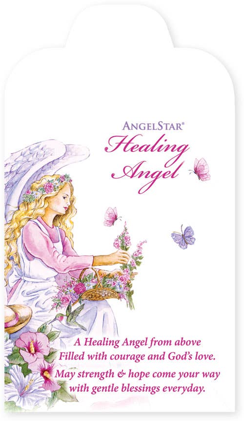 AngelStar - Wholesale Keepsake Coin/Token - Healing Angel Stone 2