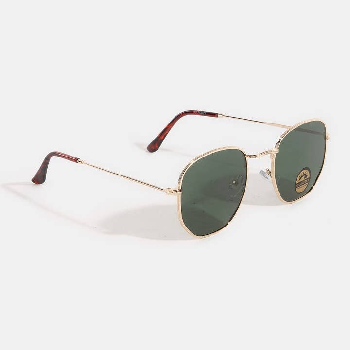 ASSORTED Polarized Metallic Frame Aviator Sunglasses for wholesale on Faire2