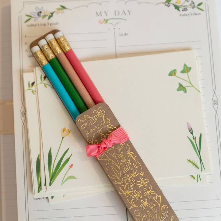 Karen Adams Designs - Wholesale Pencil - Strawberry Pencil Set4