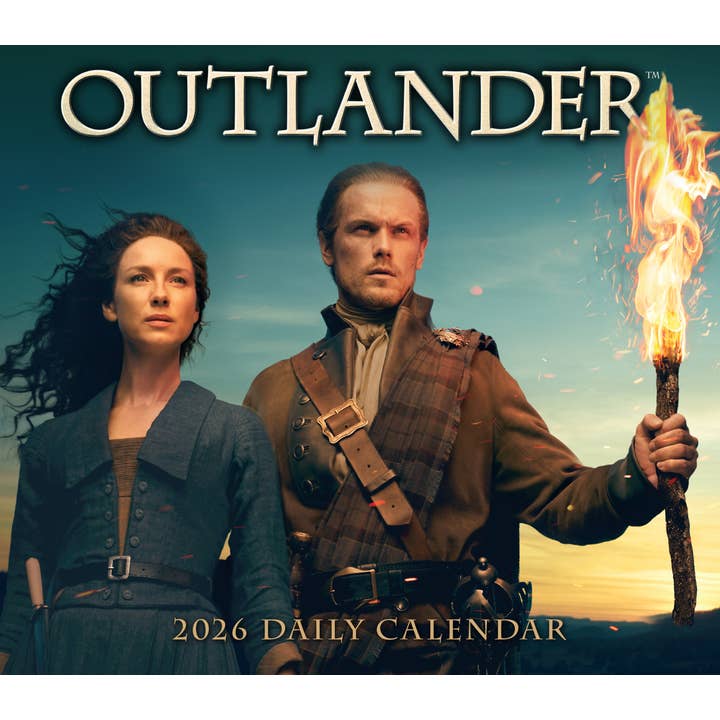 Outlander 2026 Day-to-Day Desk Calendar X 22 Units for wholesale by BrownTrout Publishers