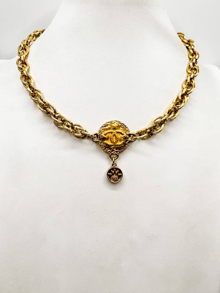 Collana in corda dorata per la vendita all'ingrosso da parte di River Lea Jewels