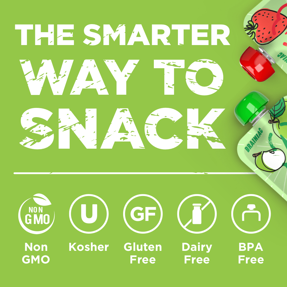 Brainiac - Wholesale Dried/Dehydrated Fruit - Variety Pack Omega-3 Applesauce4