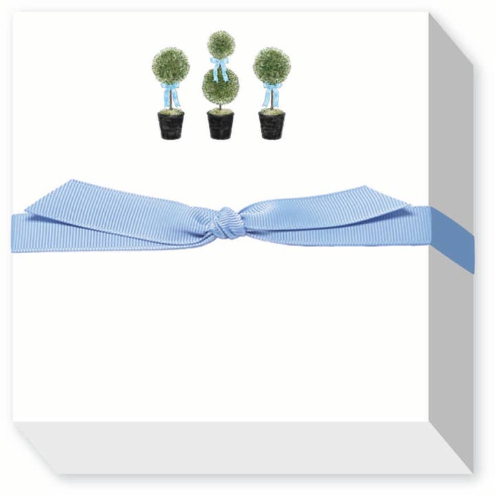 SPRING TOPIARIES CHUBBIE NOTEPAD for wholesale by Donovan Designs