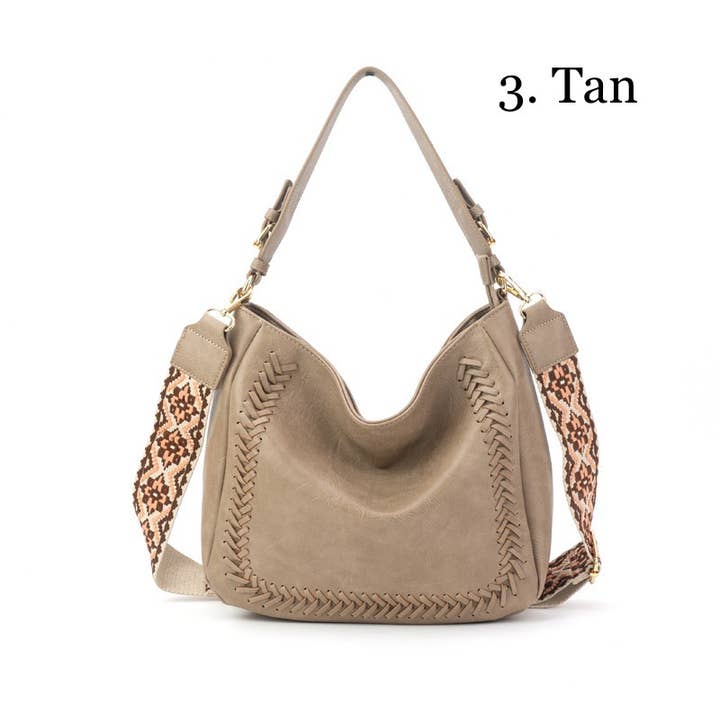 Babs + Birdie – Großhandel Messenger Bag – Damen – The Harper | Kuriertasche mit Kreuzstich2