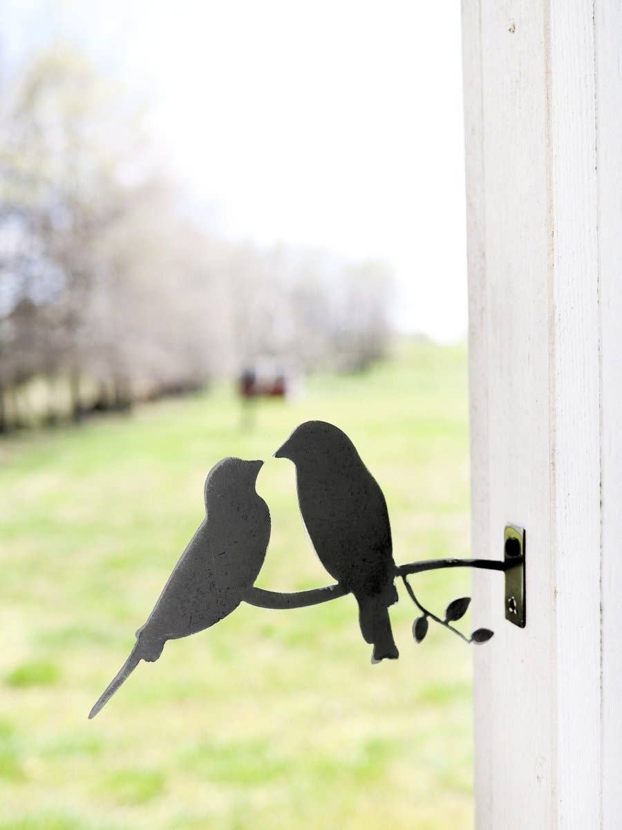 Highland Ridge  |  Handmade Home Decor - Wholesale Outdoor Ornament/Decor - Metal Bird Statue - Love Birds Statue3