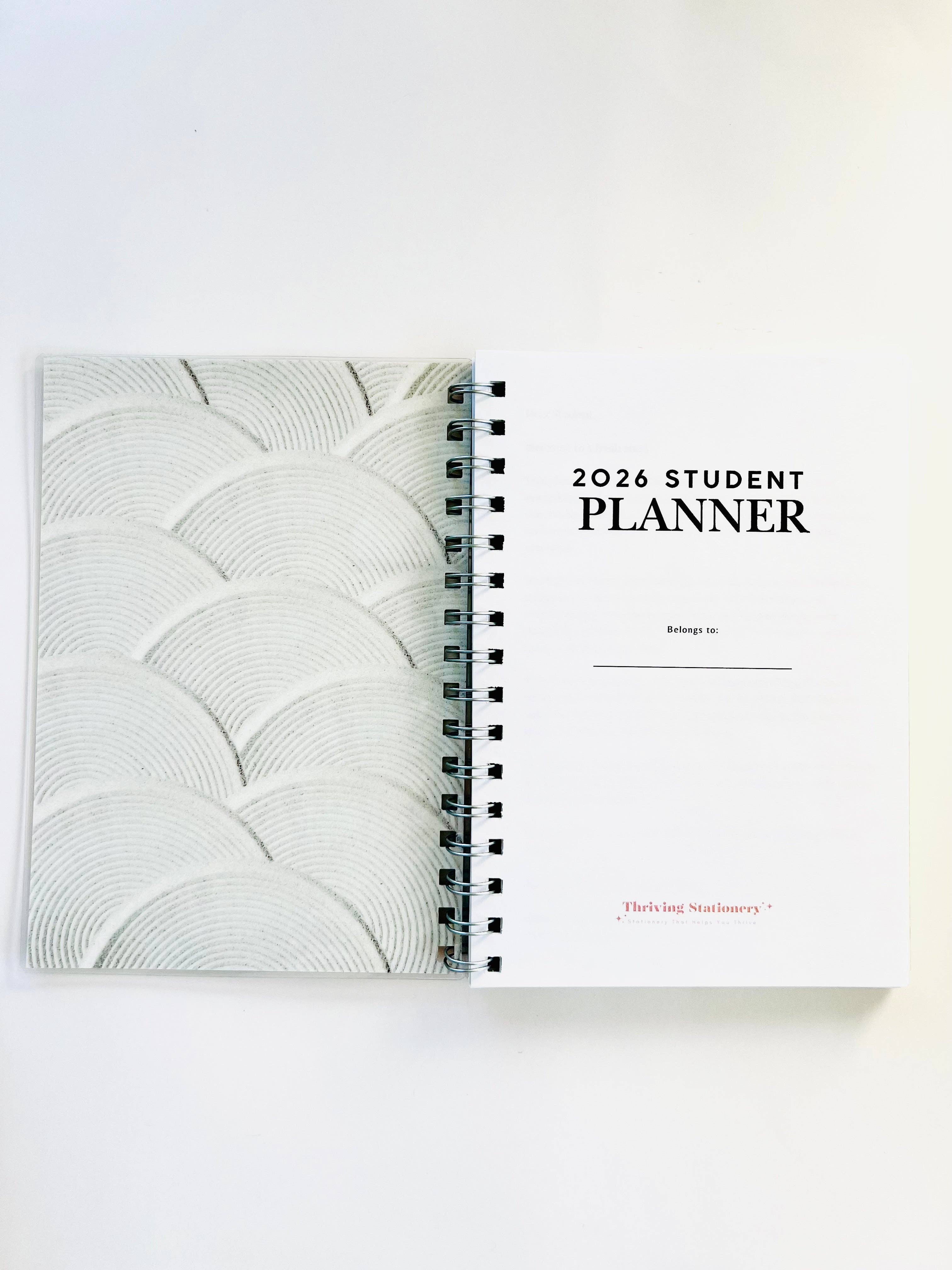 Thriving Stationery - Wholesale Planner - A5 -12 Month Student Planner Weekly Layout – Academic Planner for High School & College Students1