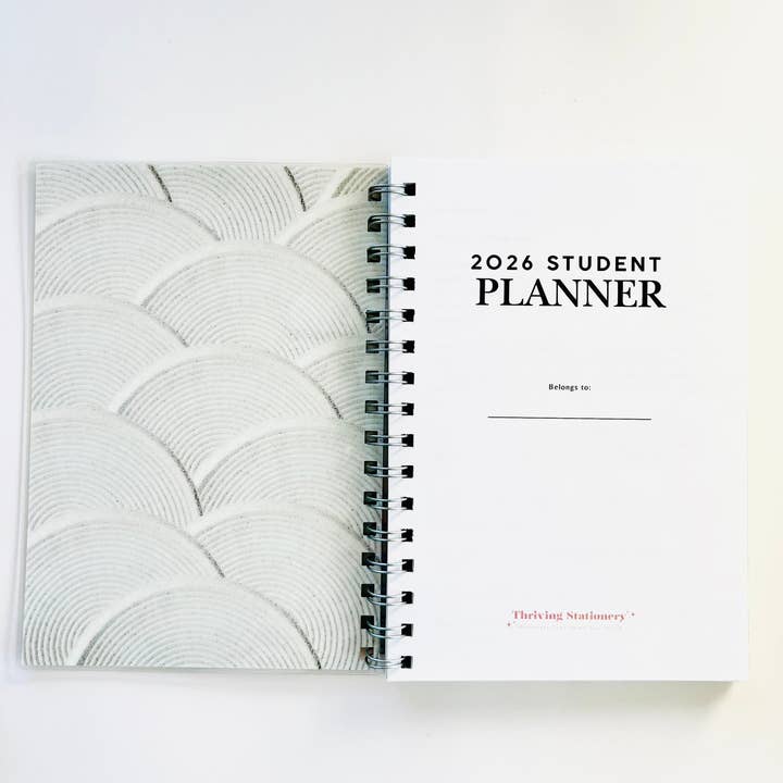 Thriving Stationery - Wholesale Planner - A5 -12 Month Student Planner Weekly Layout – Academic Planner for High School & College Students1