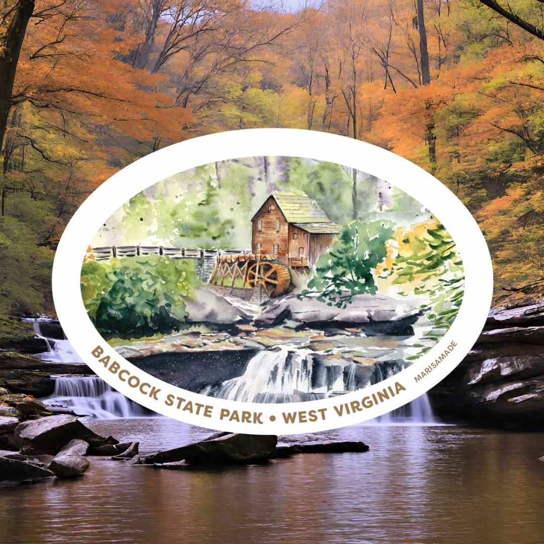 Babcock State Park Sticker for wholesale by MARISAMADE