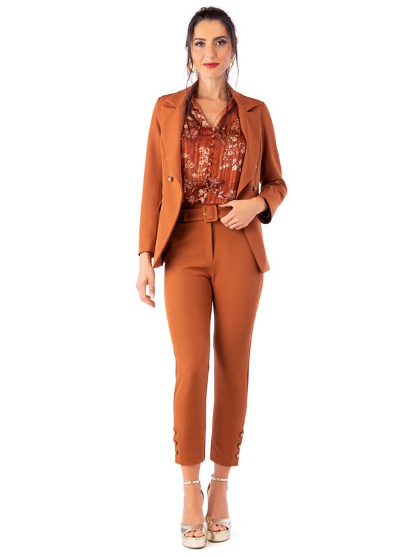 ZUMBI Fashion Store - Vente Blazer – femme - Blazer en tissu stretch avec une ligne militaire4