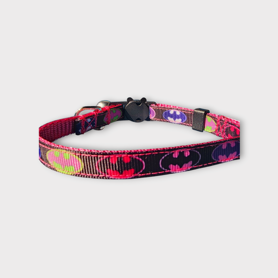 Rocky Mountain Hound - Wholesale Pet Collar - Cat - Bat-Man Cat Collar1
