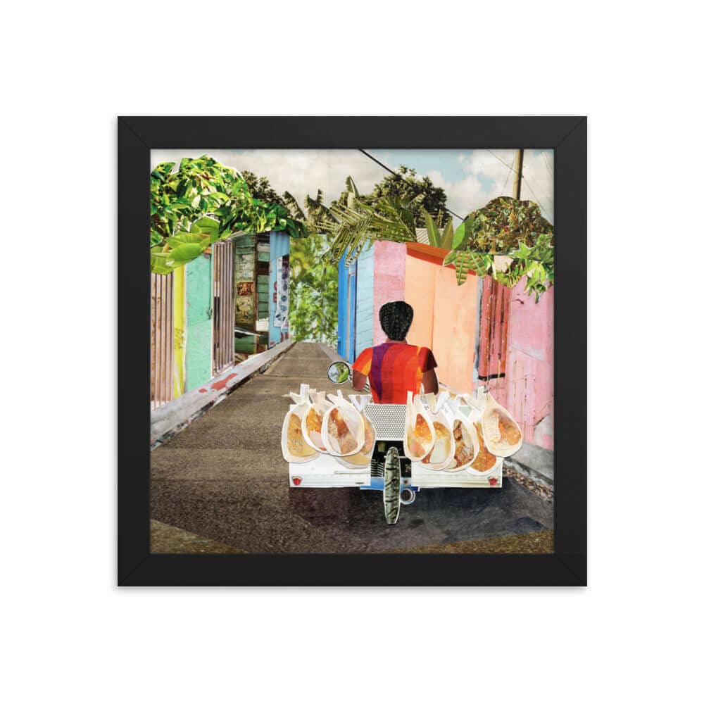 more the merrlier - Wholesale Art Print - Dominican Republic Framed Collage Art Print0
