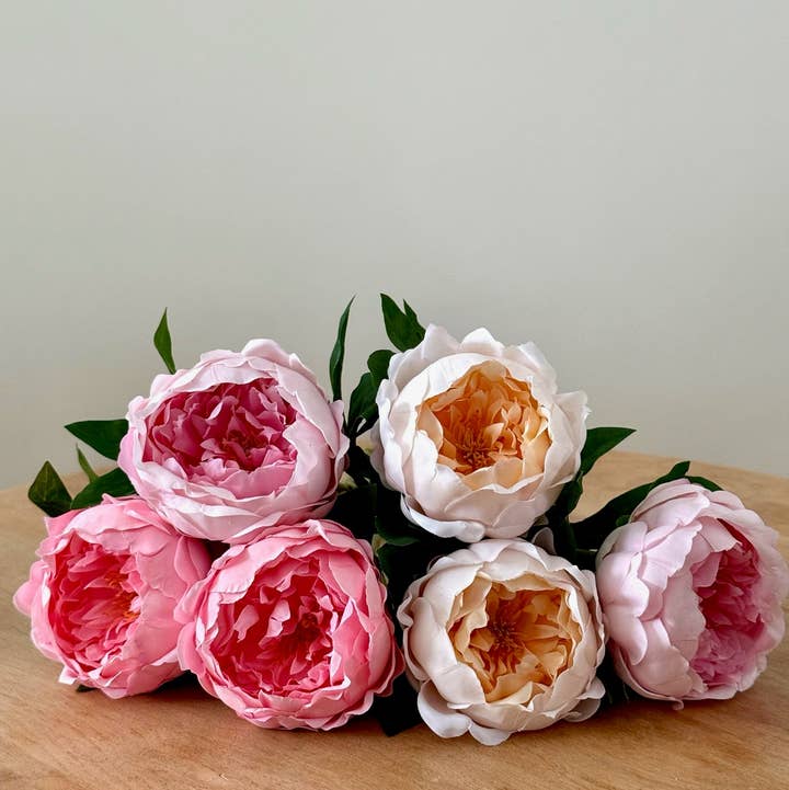 Eucalypt Co. - Wholesale Artificial Flowers - Real Touch Garden Peony2