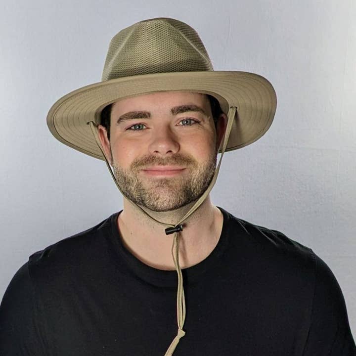 Sungrubbies - Wholesale Fedora - Unisex - Crushable Safari Hat Unisex With Chin Strap2