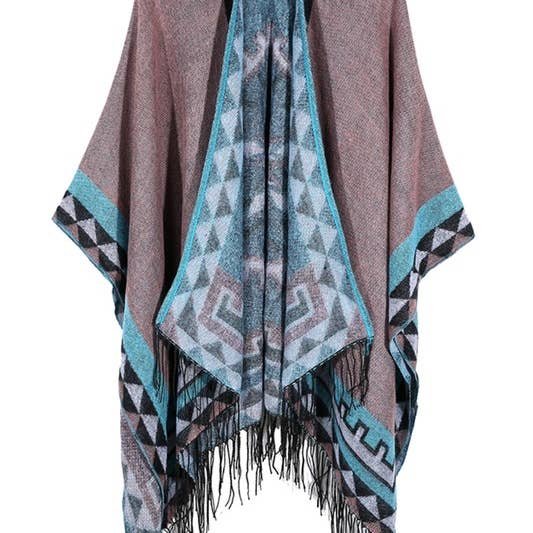 ACCITY - Wholesale Wrap - Women's - DANDY PATTERNED FASHION SHAWL WRAP_CWASC0447
