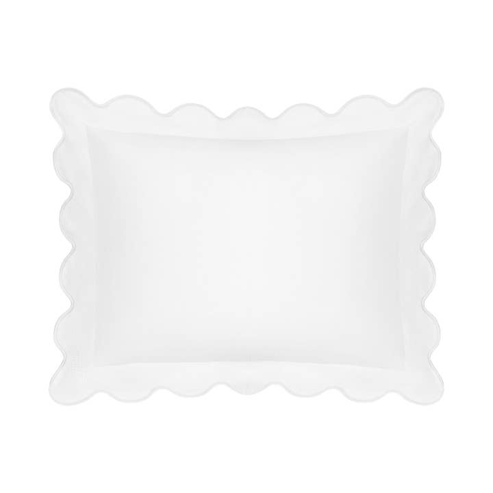 Home Treasures Linens - Wholesale Bedding Pillowcase/Sham - Honeycomb Sham (Scalloped Flange)
