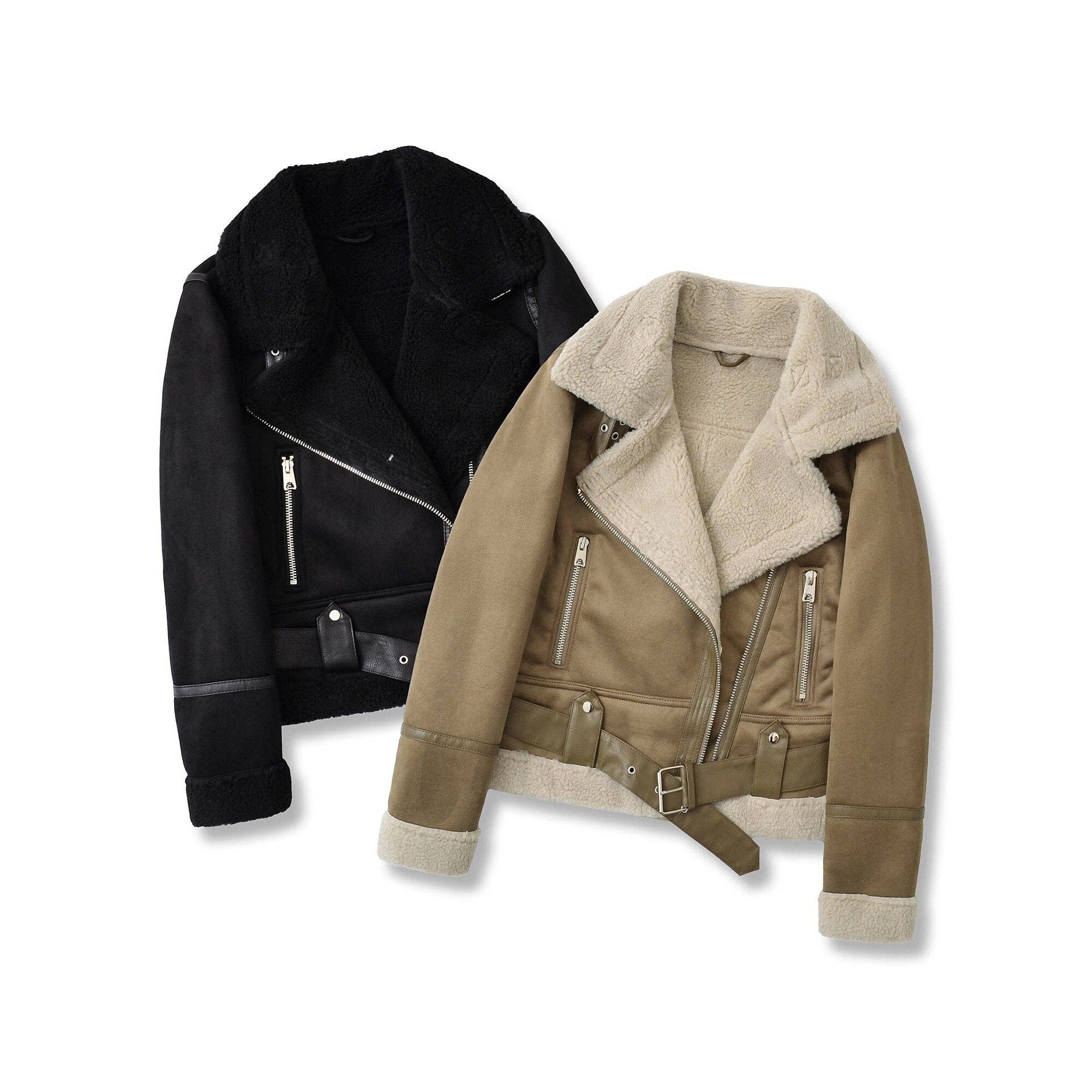 SALINA TRADING INC - Wholesale Fur/Faux Fur Coat - Women's - Stylish Suede Coat with Warm Lamb Fur Lining for Women6