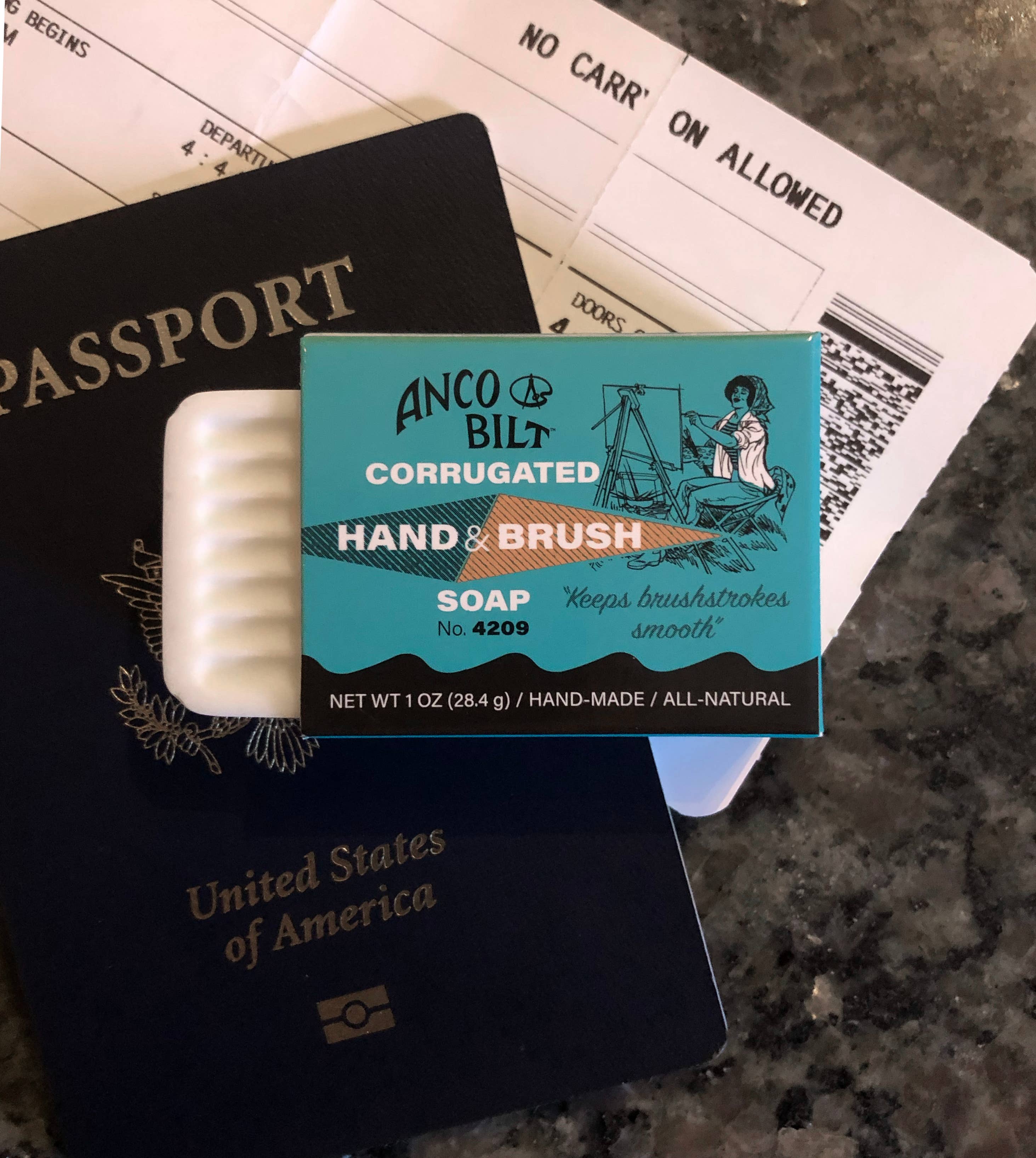 Anco Bilt - Wholesale Bar Soap - Corrugated Hand & Brush Soap - 1 oz Travel Size1