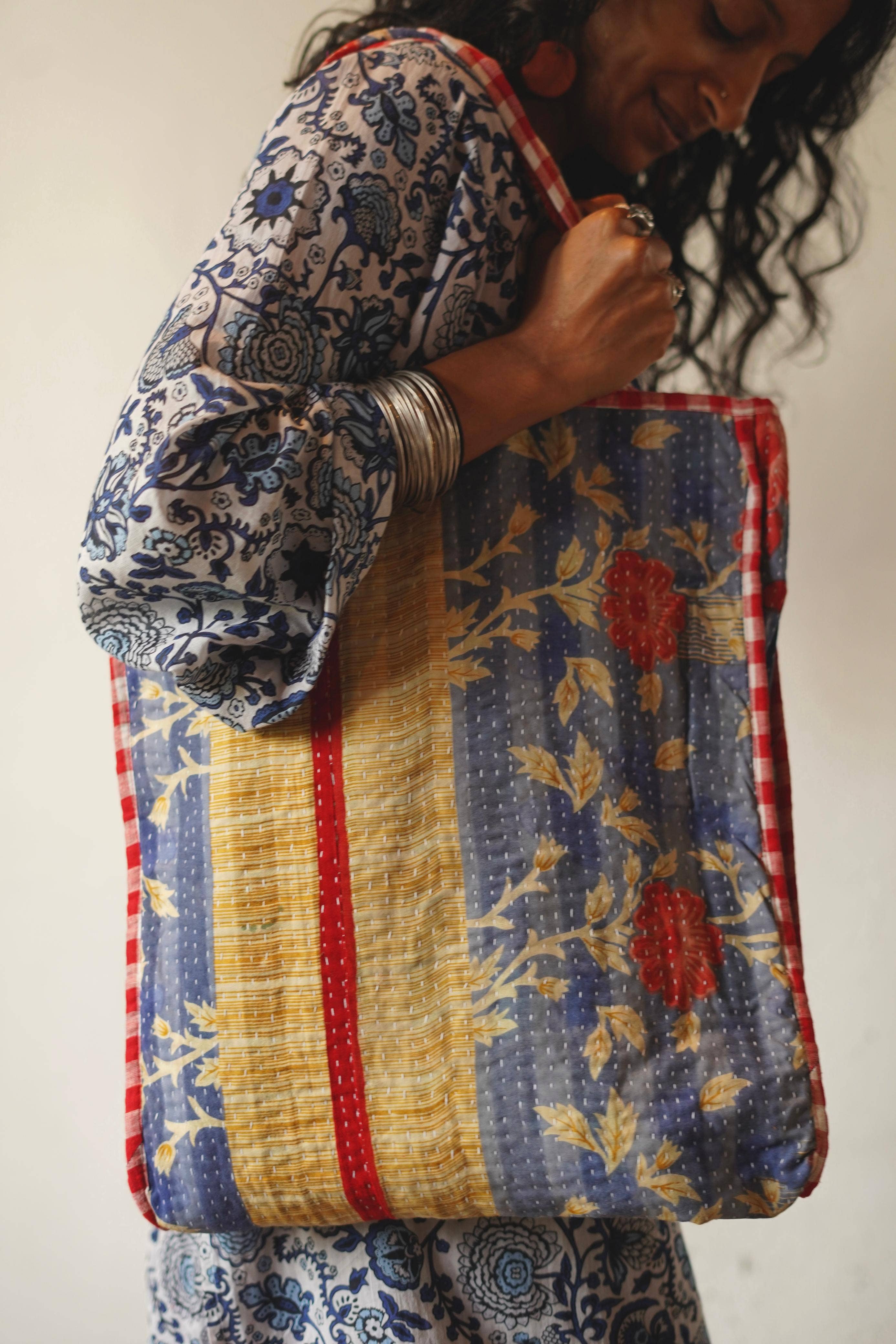 Annahmol - Wholesale Tote Bag - Women's - Vintage Textile one of a kind Cotton Totes18