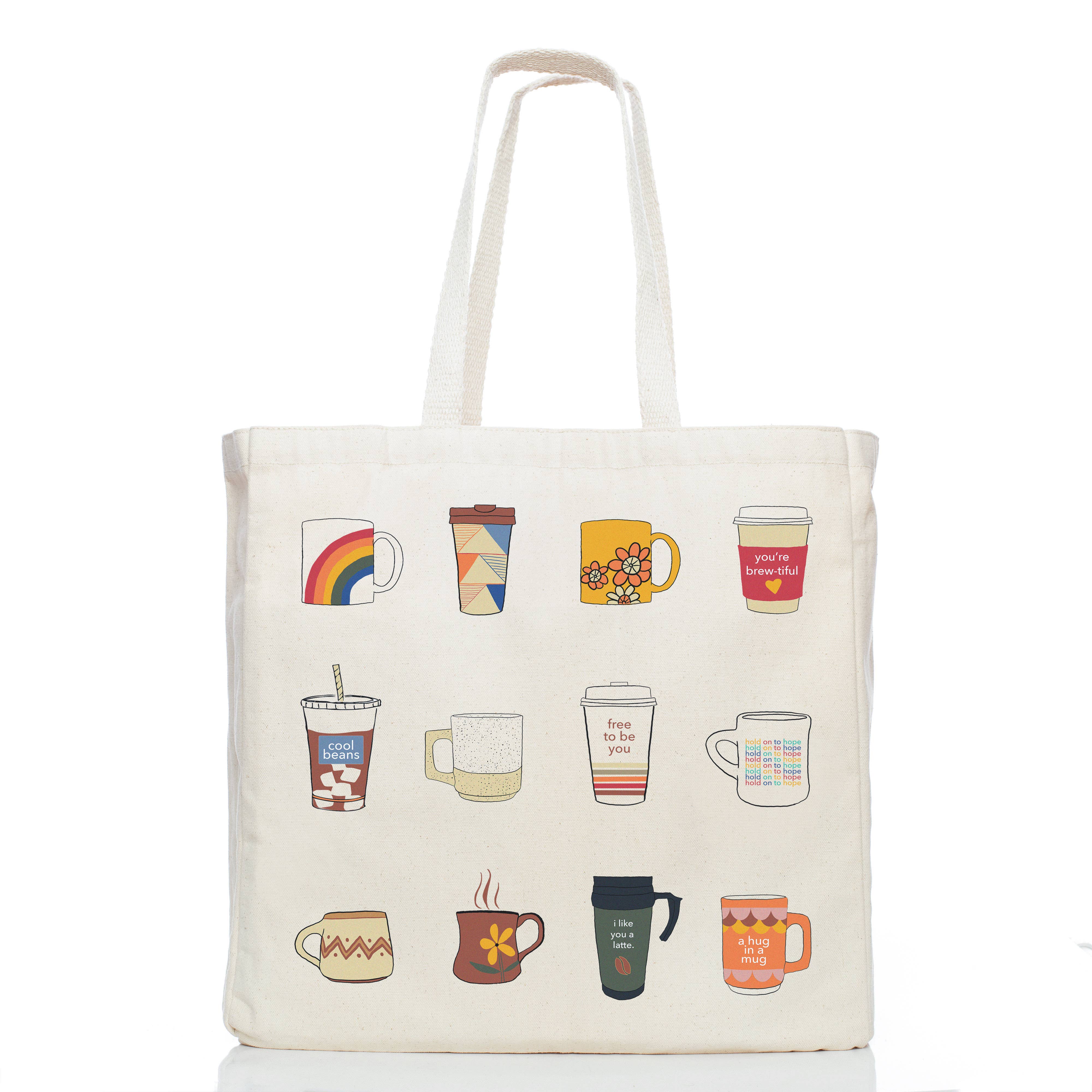 The Tote Project - Wholesale Tote Bag - Women's - Coffee Lover Tote Bag0