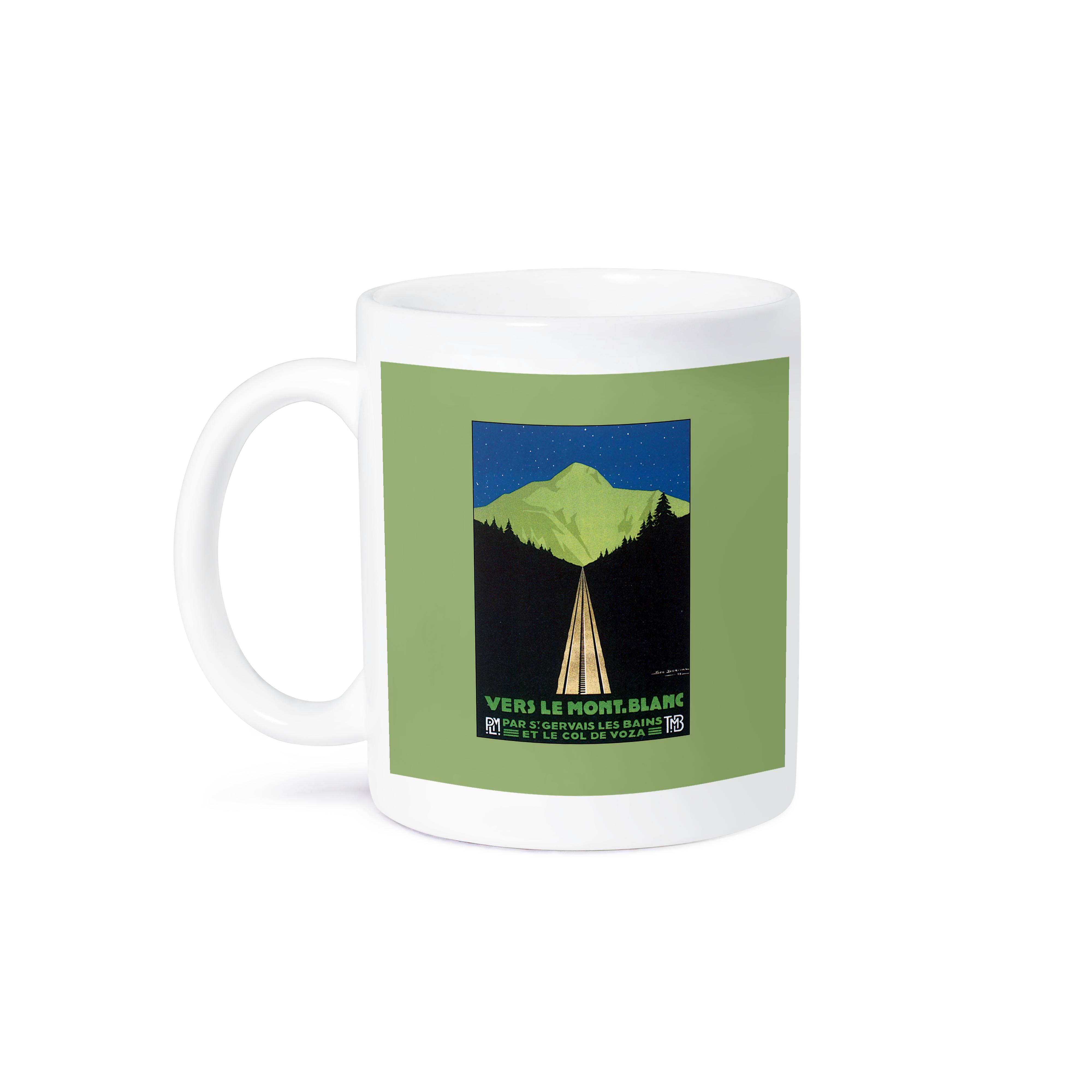 3dRose - Wholesale Coffee Mug - 3dRose, Vers Le Mont.Blanc Paris Roadway with Mountains Below a Starry Sky, Mug8