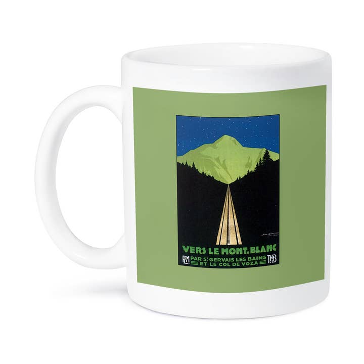 3dRose - Wholesale Coffee Mug - 3dRose, Vers Le Mont.Blanc Paris Roadway with Mountains Below a Starry Sky, Mug8
