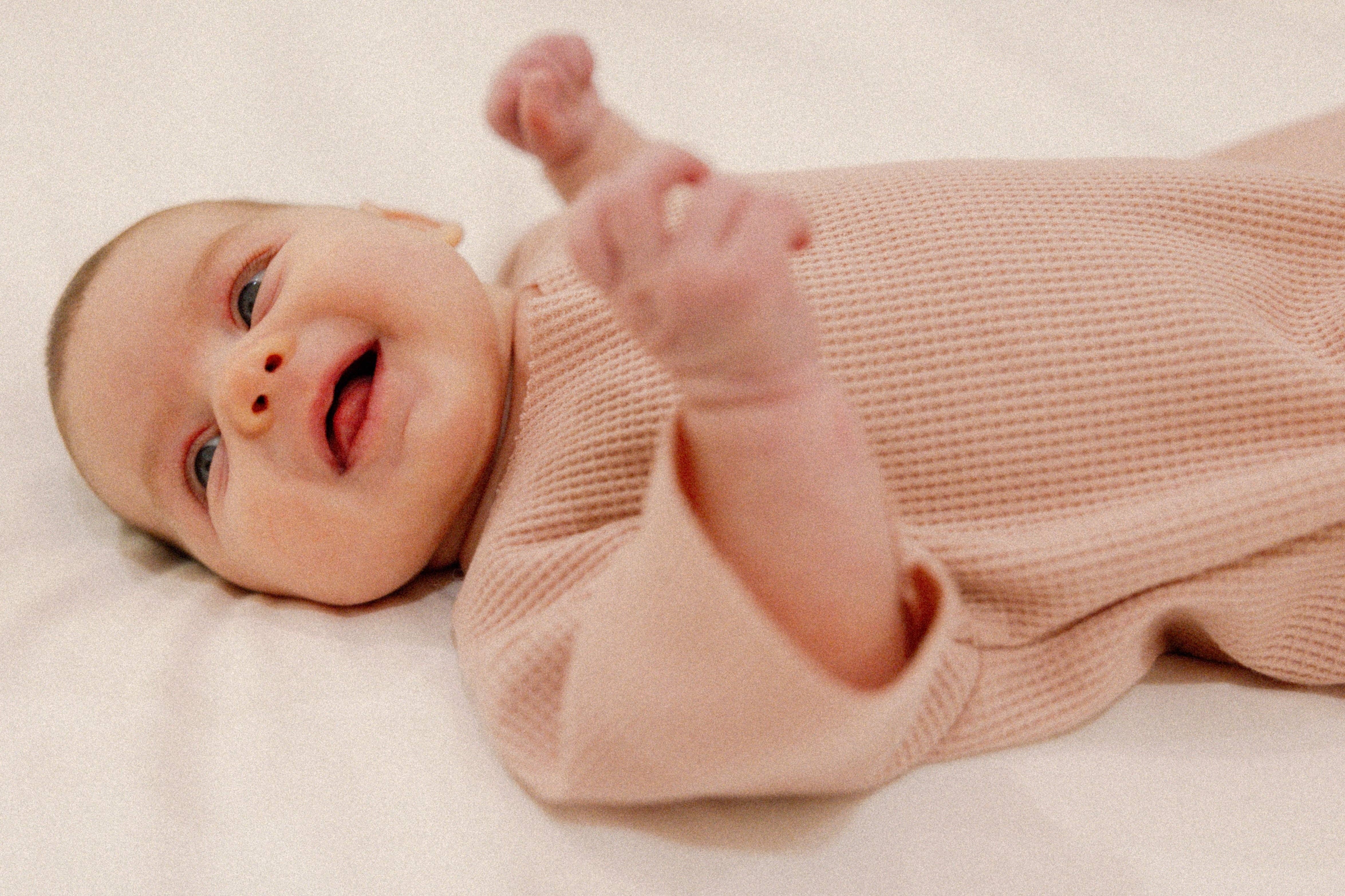 Winnie + Crew – wholesale Bodysuit (non-footed) – Baby – Jo Romper in Pink2