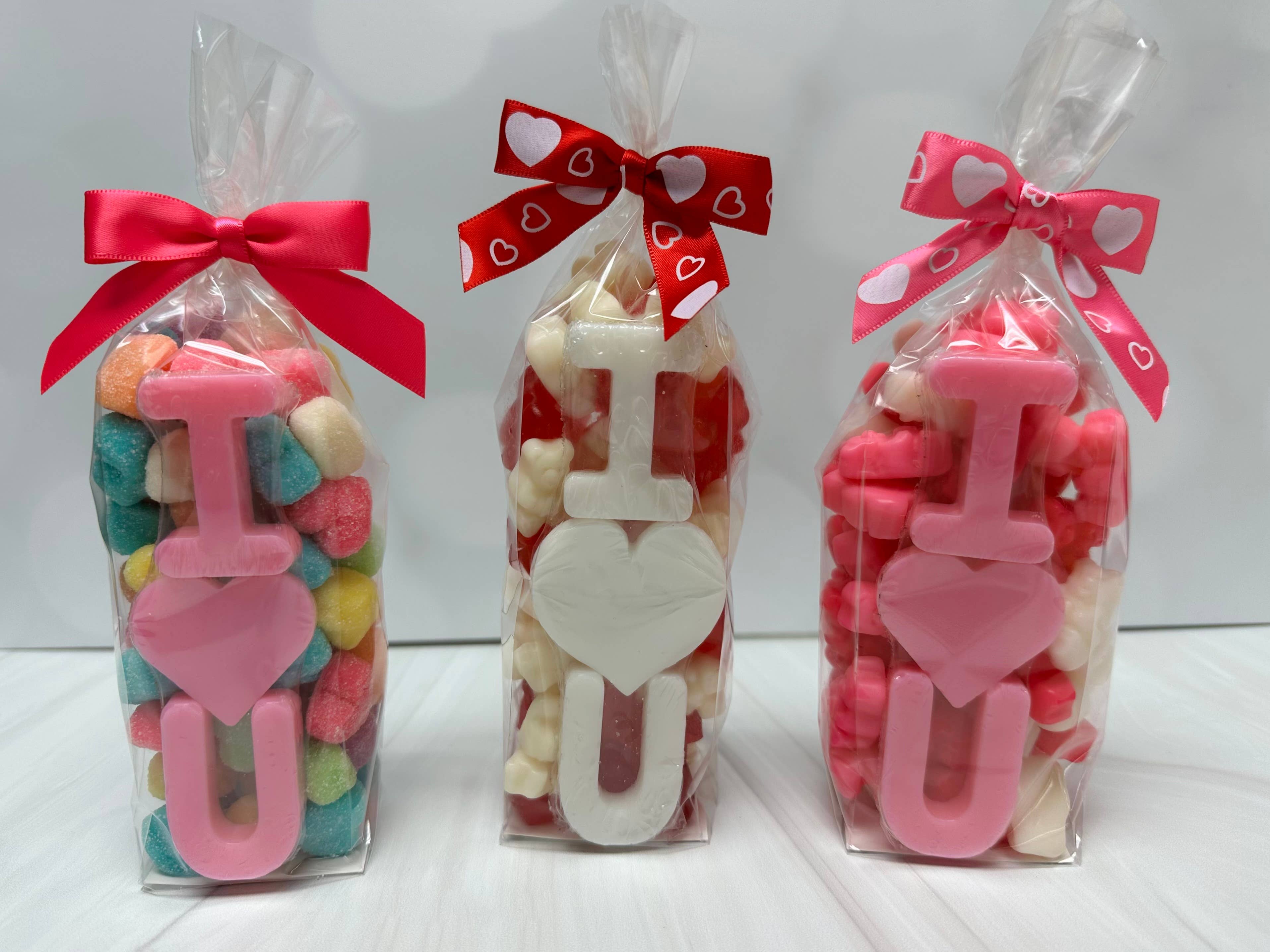 Pure Sugar Candy - Vente Bonbons gélifiés - Sac à bonbons « I ❤️ U » pour la Saint-Valentin2