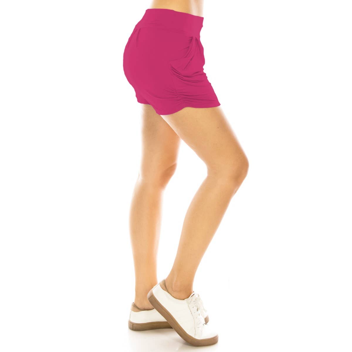 Leggings Depot - Vendita all'ingrosso Pantaloncini - Donna - Pantaloncini Harem a vita alta morbidi e burrosi12