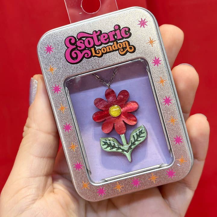 Retro Madeliefjes Hanger Ketting voor wholesale door Esoteric London