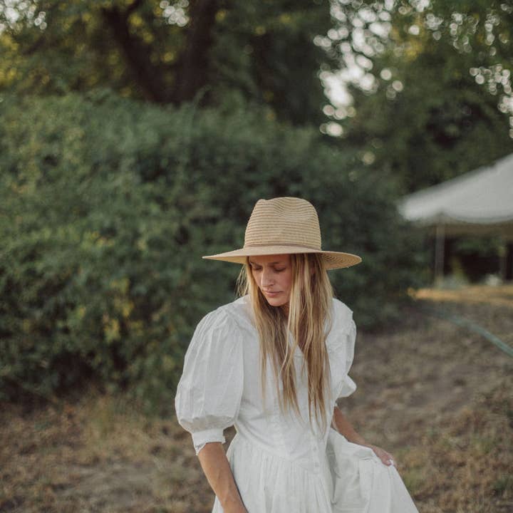 Wilder Collective - Wholesale Dress - Women's - Juliette Dress in Organic Cotton-White Edwardian Poplin