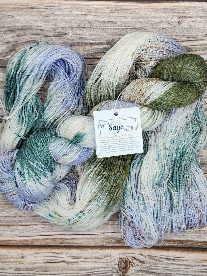 Forest Glimmer - Fingering - RTS for wholesale by Wild Sage Wool