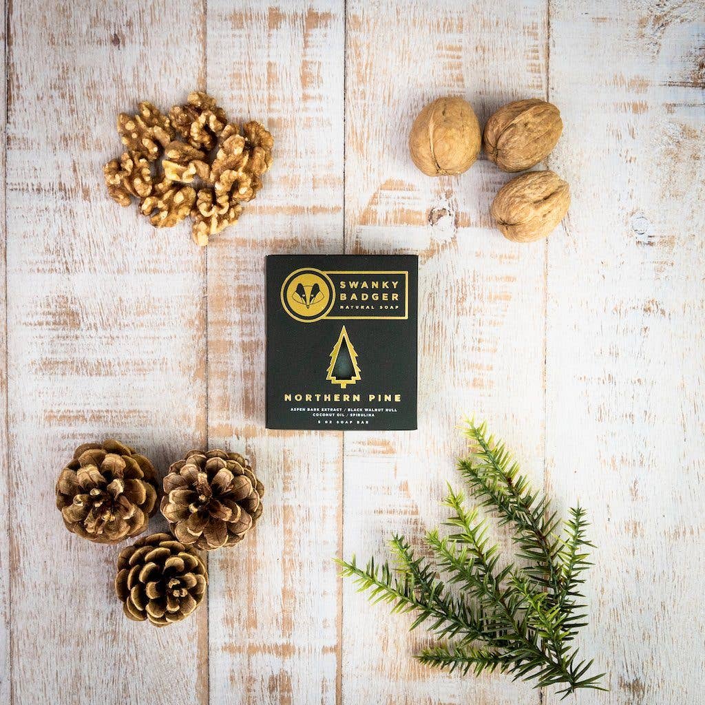 Swanky Badger - Vente Pain de savon – homme - Pin nordique : savon naturel1