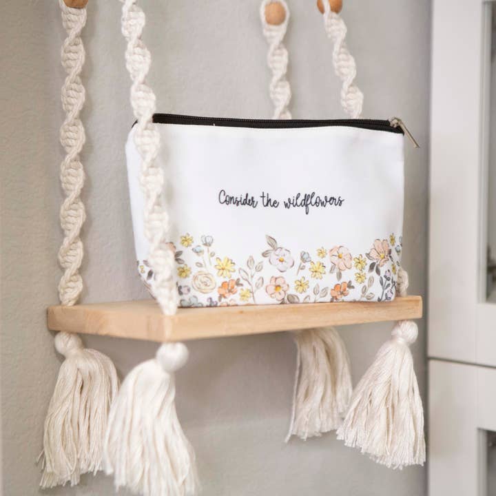 Chosen & Cherished - Wholesale Pencil Case/Pouch - Consider the Wildflowers Pencil Pouch| Bible Study Pencil Bag
