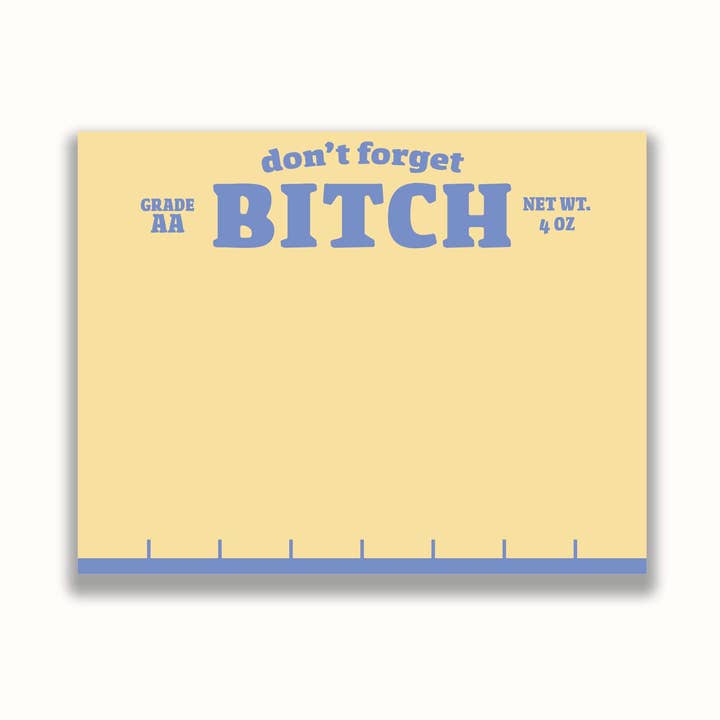 Butter Mini Notepad | Funny Food Lovers Pocket Notepad for wholesale by No Yeah For Sure