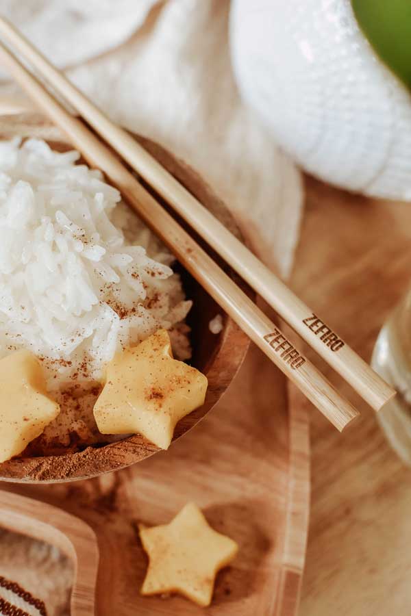 Zefiro – Großhandel Bestecksets – Wiederverwendbares Besteckset aus Bambus und Edelstahl, 8-teilig3