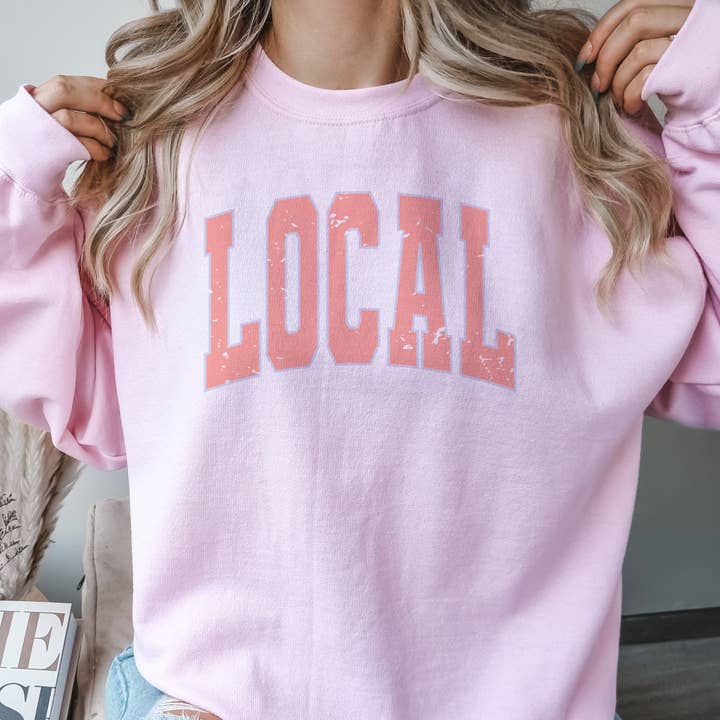 Par.tees by Party On! - Wholesale Graphic Sweatshirt - Women's - Summer Local Beach Vacay Coastal Lake Graphic Sweatshirt2
