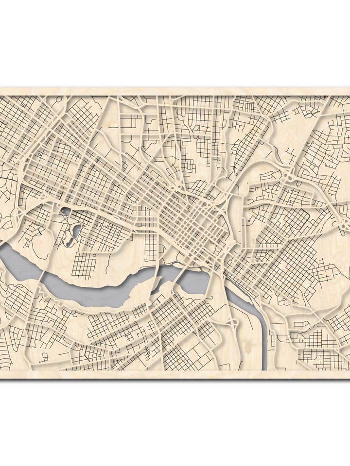 Richmond, VA City Map for wholesale by Catahoula Sign Co.