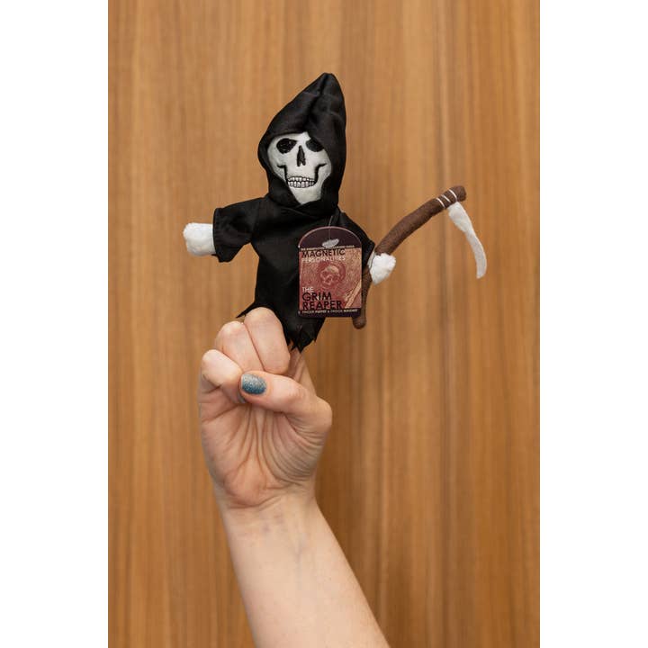 Unemployed Philosophers Guild - Wholesale Finger Puppet - Kids & Baby - Grim Reaper Finger Puppet