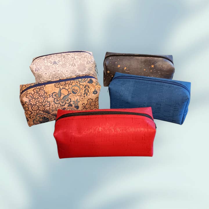 Kork Make-up-Aufbewahrungstaschen für den Großhandel von Miranda Designs