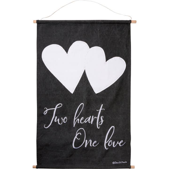 Two Hearts One Love Wall Decor for wholesale by Primitives by Kathy