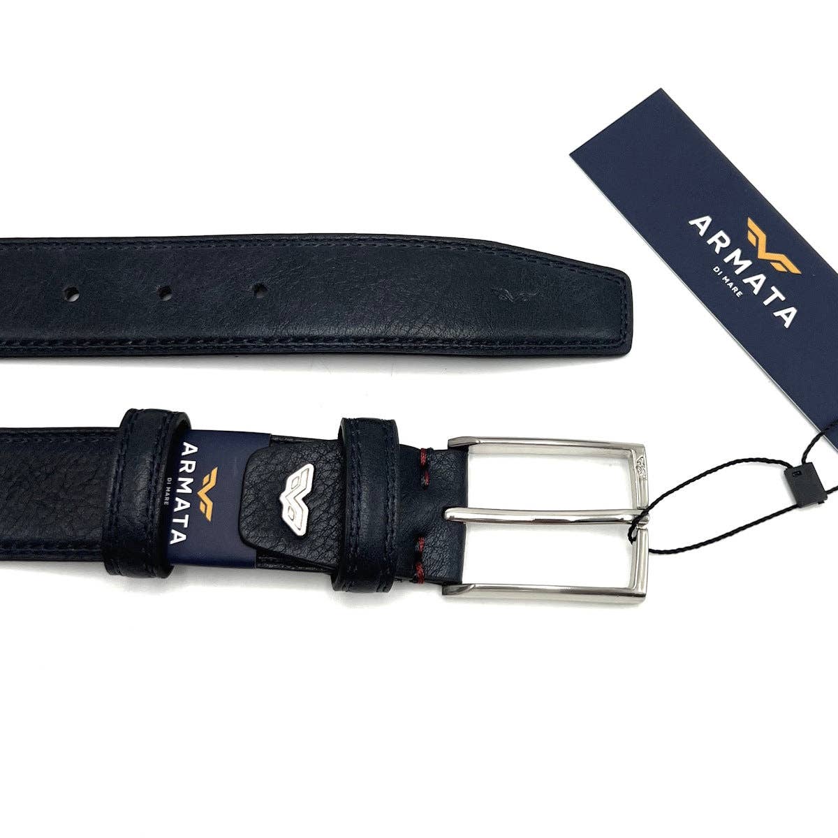 Suie Valentini srl - Wholesale Belt - Men's - Gifts Idea, Leather Belt with Wooden Box, Armata d1