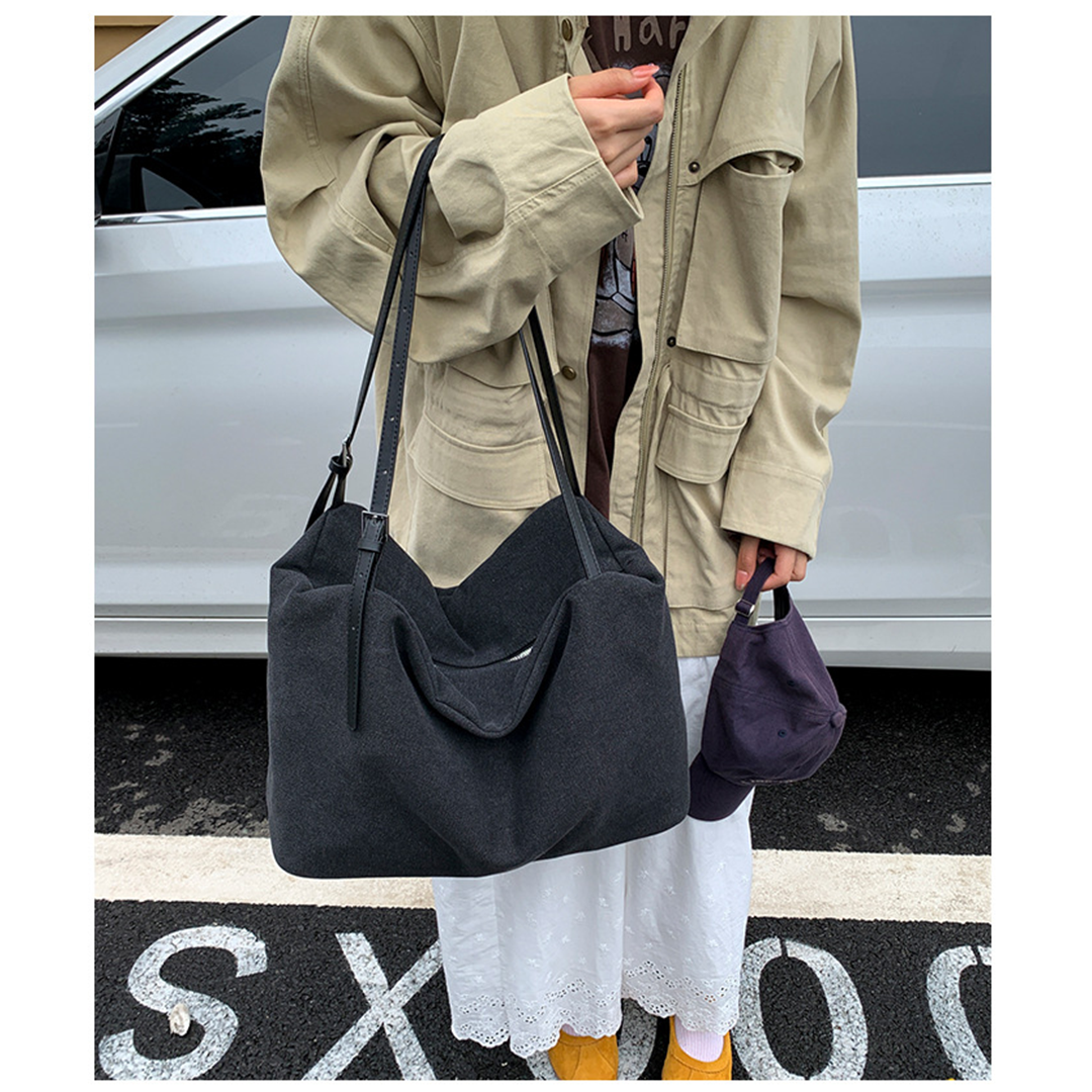 UNISHE – Engroshandel Tote bag - Dame – Trendy Lærred Enkel Casual Stor Skuldertaske ZK36852