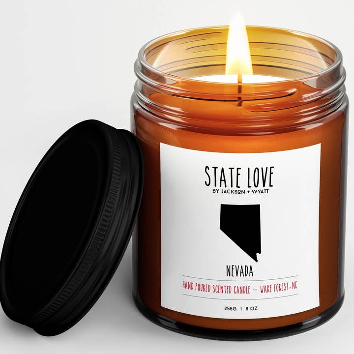 Vela aromática de Nevada vertida a mano para venta al por mayor de Jackson + Wyatt