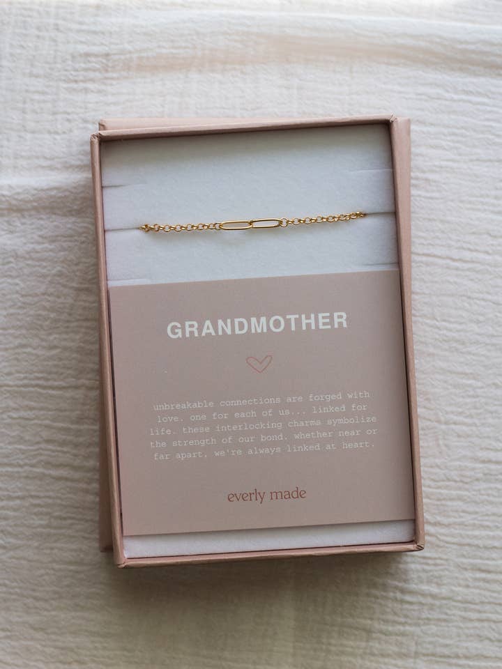 Linked Bracelet • Grandmother for wholesale by Everly Made