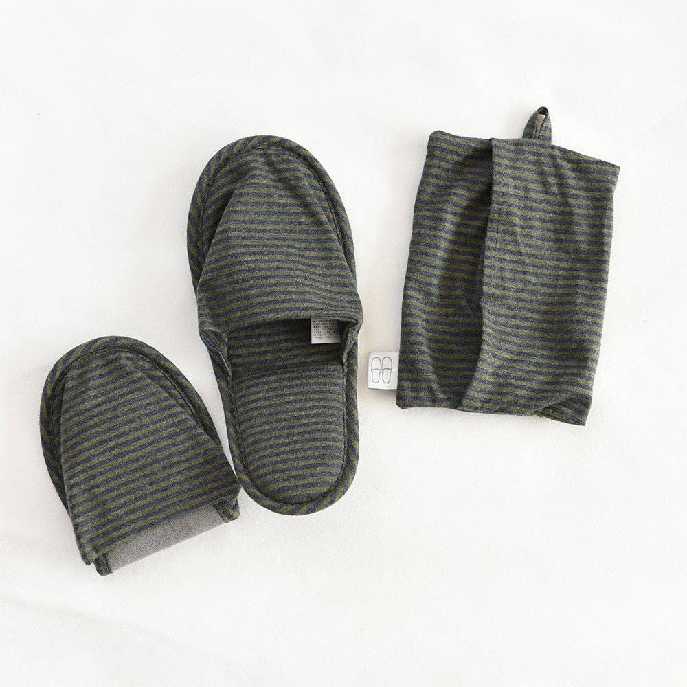 Funkyrel® Atzbranding Limited - Wholesale Slippers - Women's - Slipeer - Portable Stripe Slippers with A Pouch3