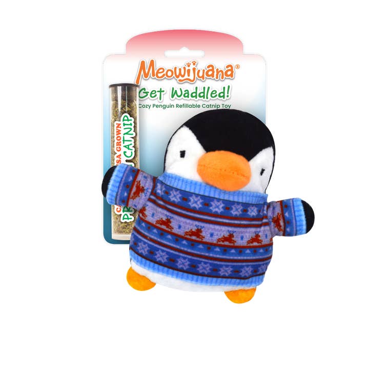 Få Vaddet Hyggelig Pingvin for engroshandel hos SmarterPaw | Meowijuana & Doggijuana